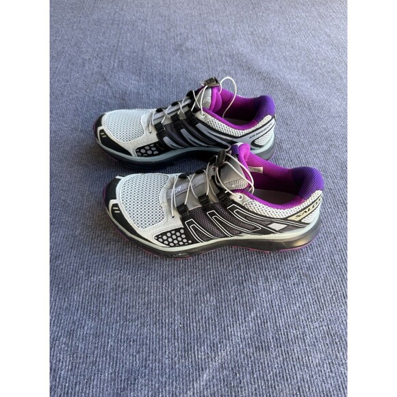 Salomon Womens XR Mission 1 327825 Gray/Purple Hiking Shoes Sneakers Size 9.5 US - Picture 3 of 11